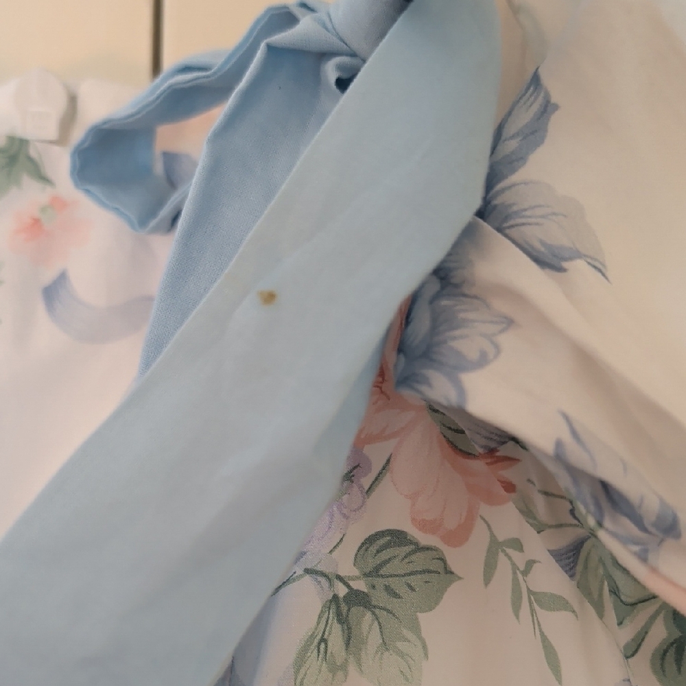 Selkie Pastel Pink Dress with Floral Accents - Picture 3 of 7